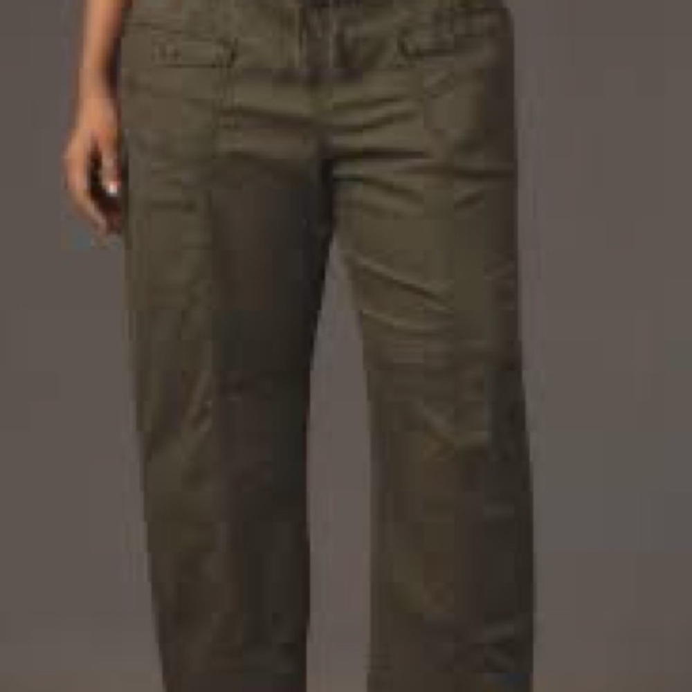Pilcro pull on front pocket pants like blue/mint color size small - Picture 3 of 5